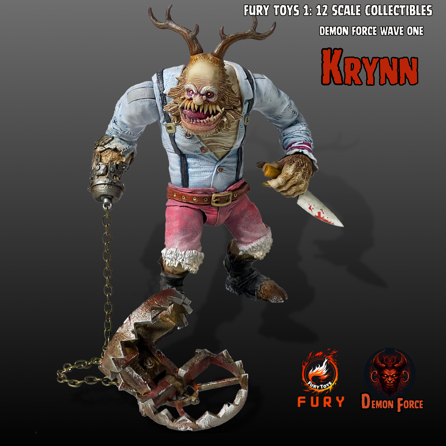 (Preorder) Fury toys Demon Force wave 1 1/12 The brother Kraden and Krynn 7 inches action figure
