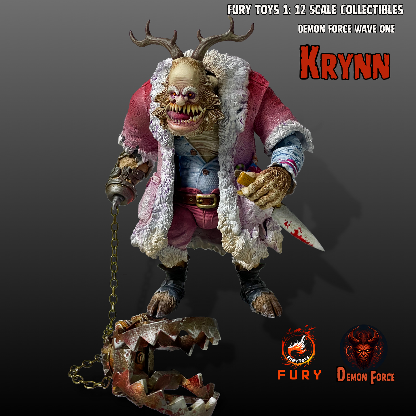 (Preorder) Fury toys Demon Force wave 1 1/12 The brother Kraden and Krynn 7 inches action figure