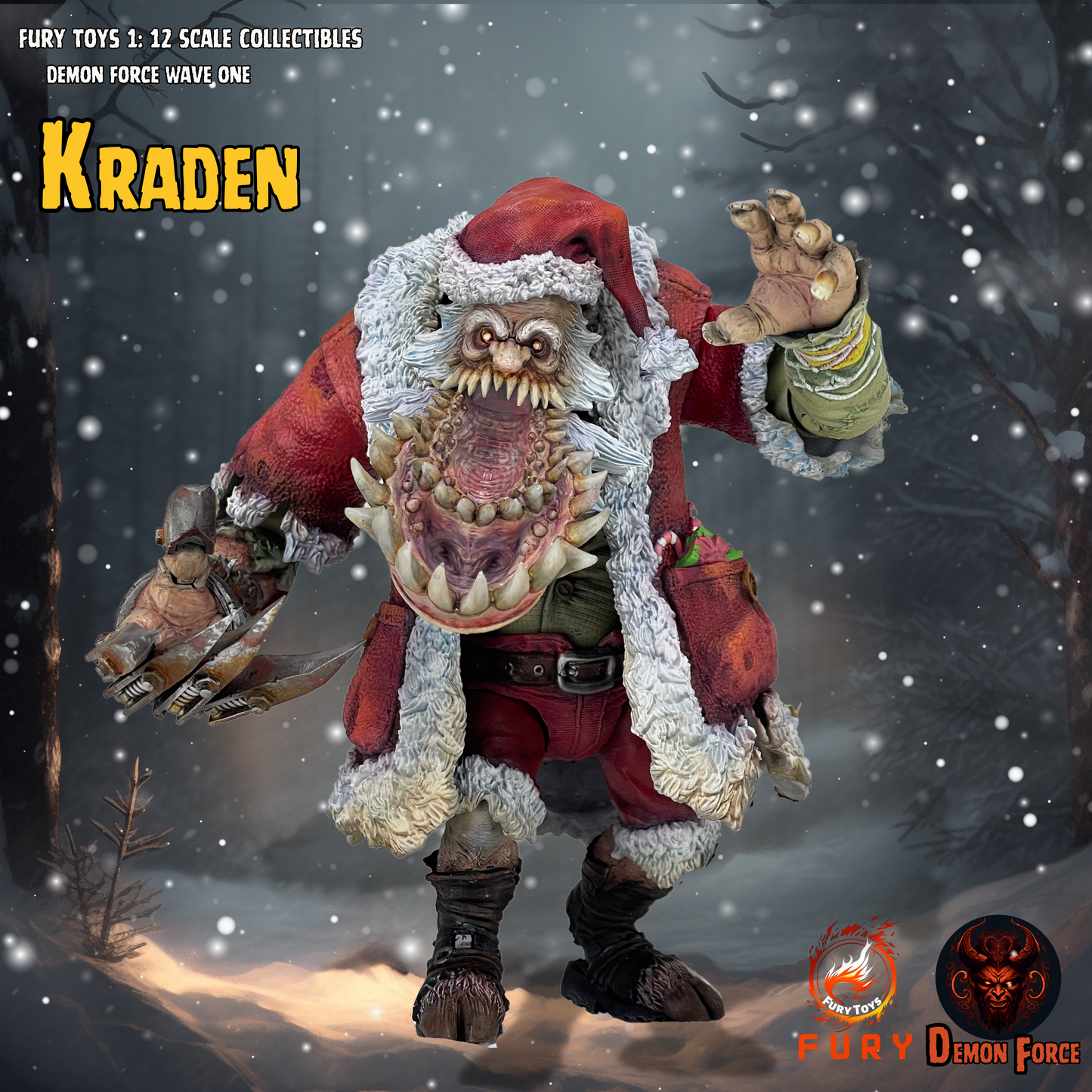(Preorder) Fury toys Demon Force wave 1 1/12 The brother Kraden and Krynn 7 inches action figure