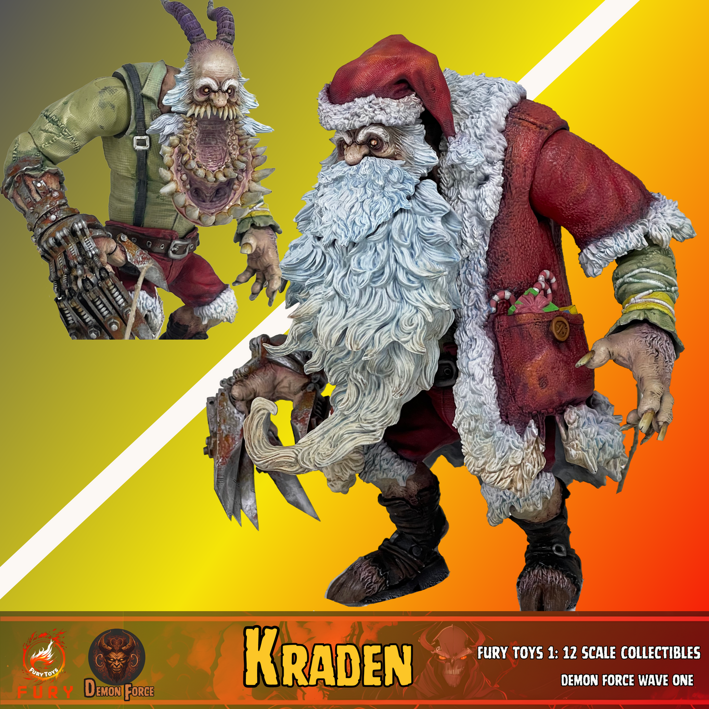 (Preorder) Fury toys Demon Force wave 1 1/12 The brother Kraden and Krynn 7 inches action figure