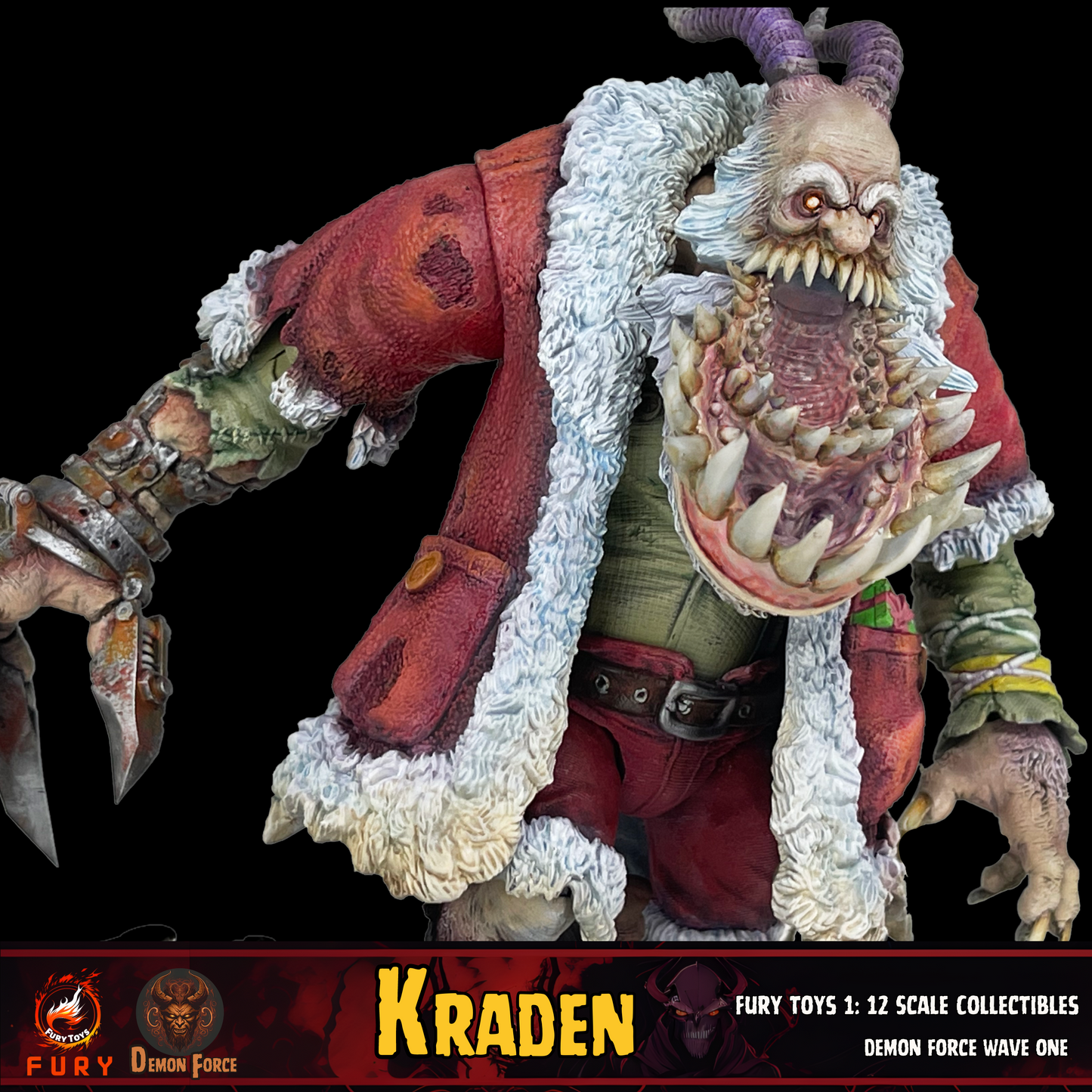 (Preorder) Fury toys Demon Force wave 1 1/12 The brother Kraden and Krynn 7 inches action figure
