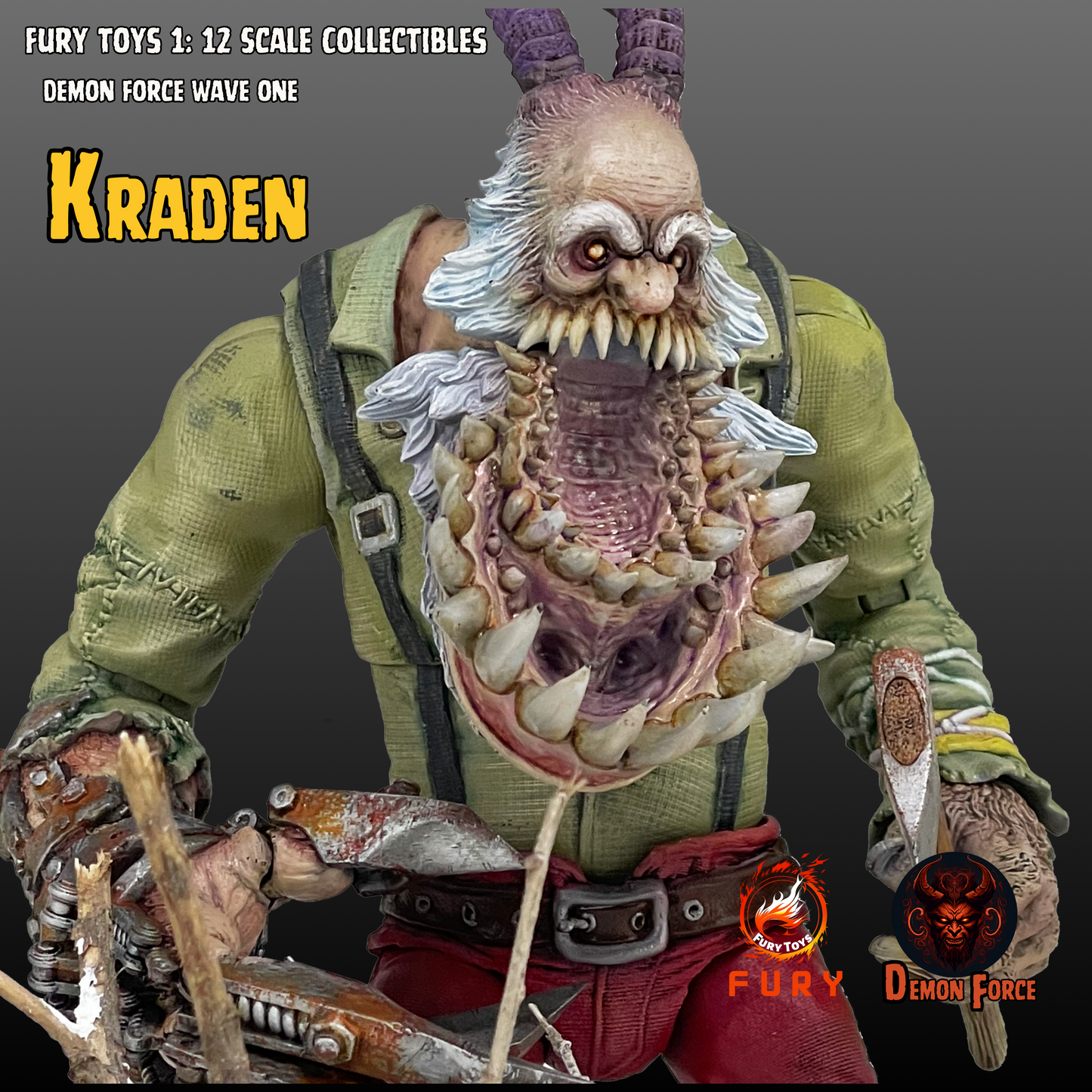 (Preorder) Fury toys Demon Force wave 1 1/12 The brother Kraden and Krynn 7 inches action figure