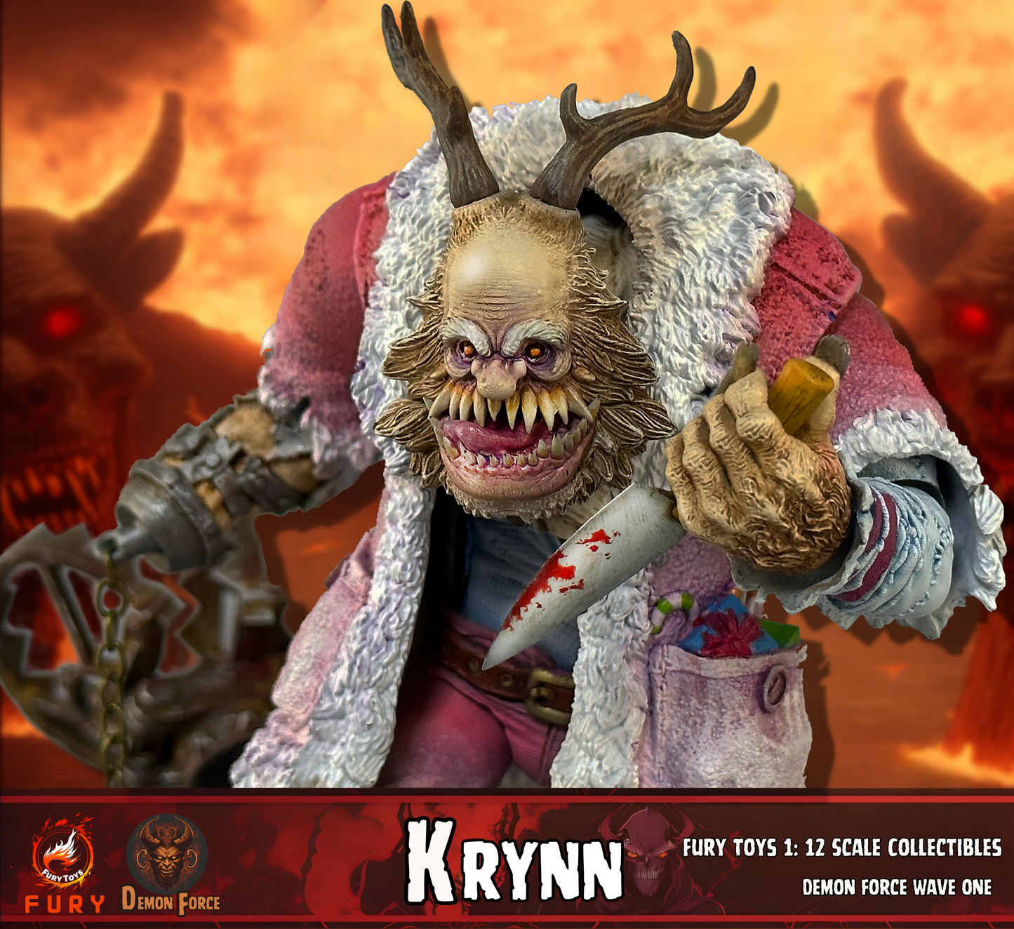 (Preorder) Fury toys Demon Force wave 1 1/12 The brother Kraden and Krynn 7 inches action figure