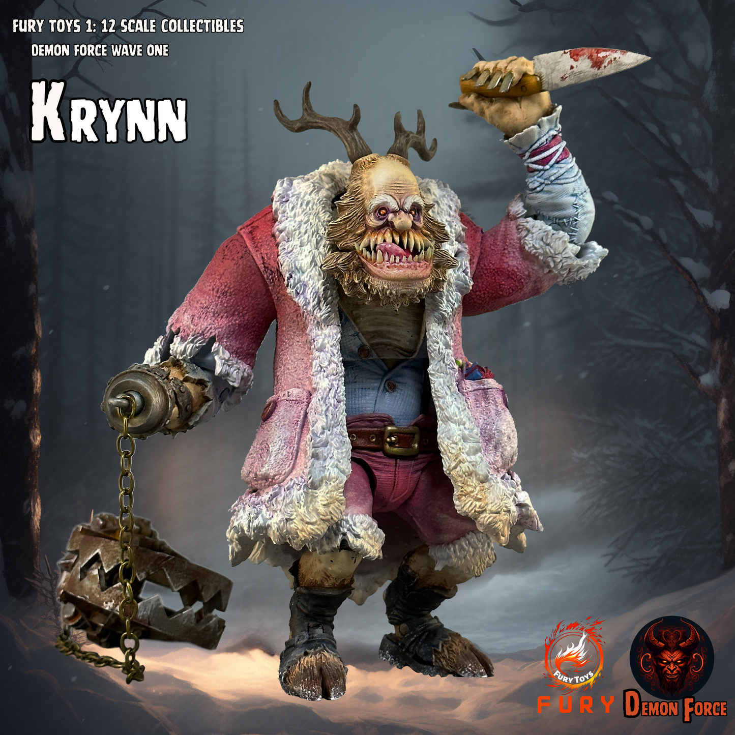 (Preorder) Fury toys Demon Force wave 1 1/12 The brother Kraden and Krynn 7 inches action figure