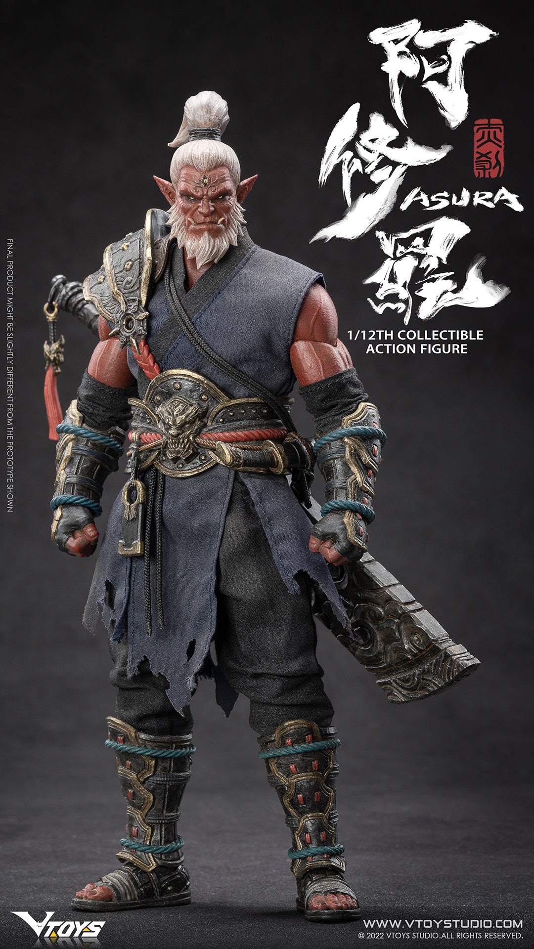 (Preorder) VTOYS Asura Red Demon 1/12 Action Figure