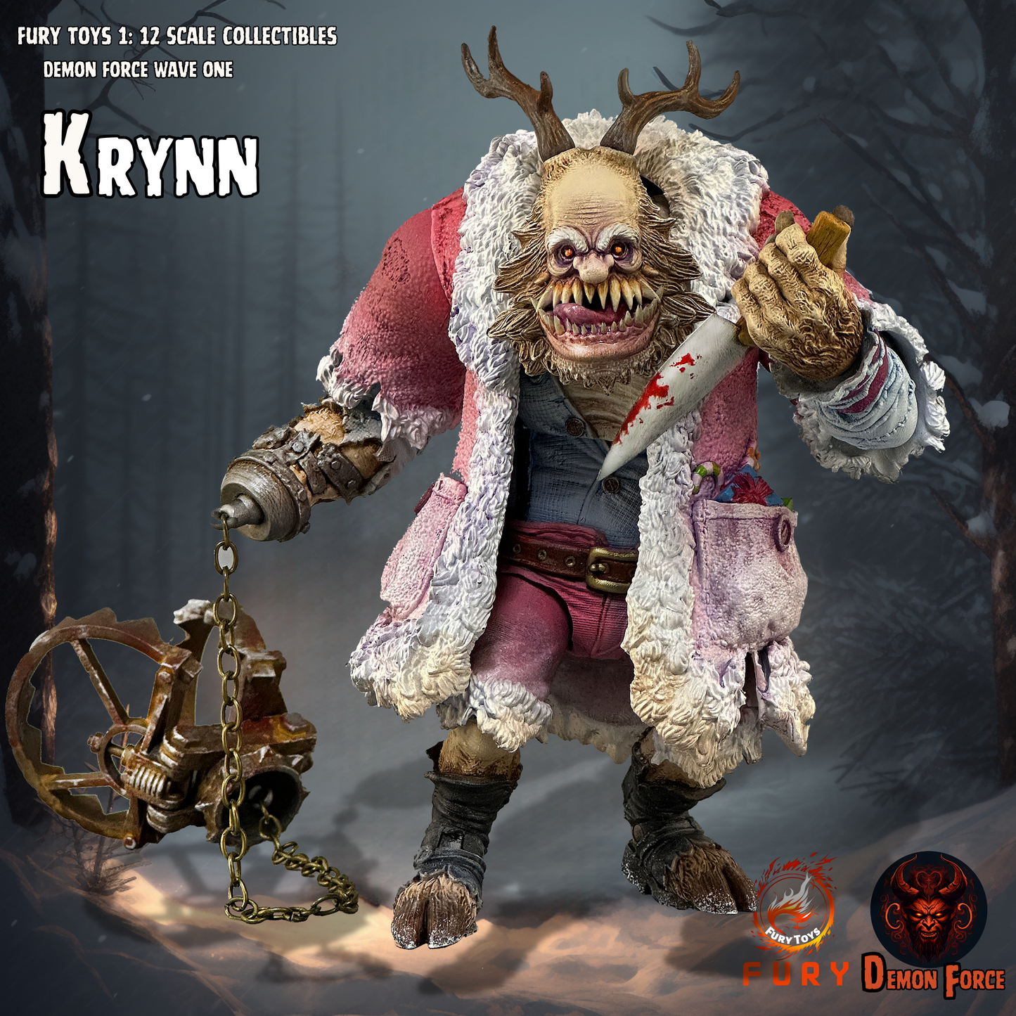 (Preorder) Fury toys Demon Force wave 1 1/12 The brother Kraden and Krynn 7 inches action figure