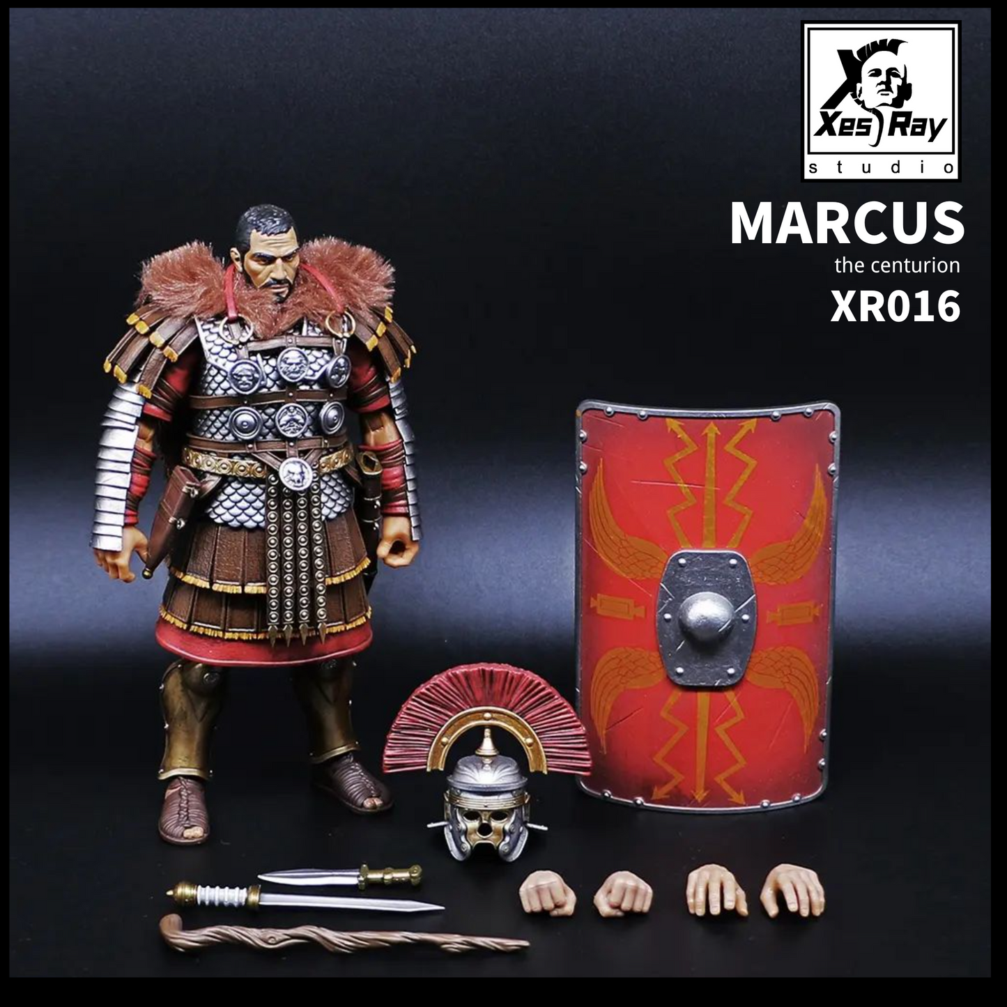 (Preorder) Xesray Studio Fight for Glory Wave 5 Marcus 016, Aulus 017 and Roman Infantry 018 - 7 inches action figure