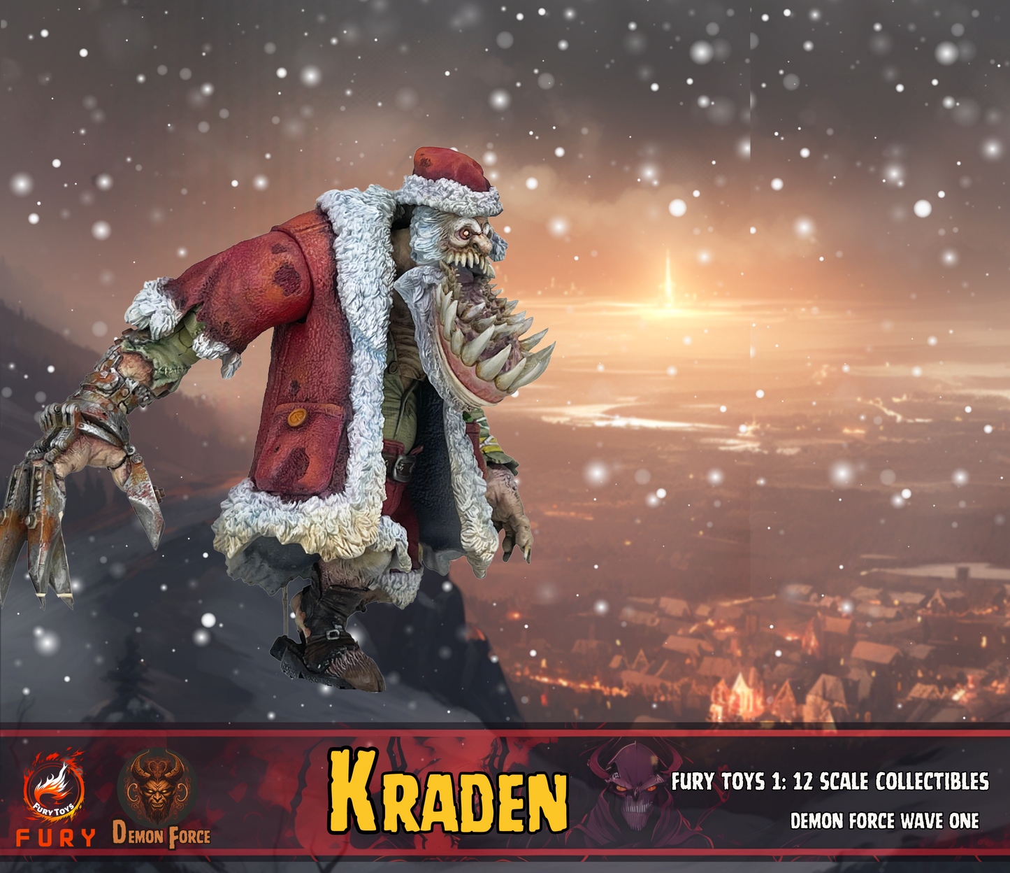 (Preorder) Fury toys Demon Force wave 1 1/12 The brother Kraden and Krynn 7 inches action figure