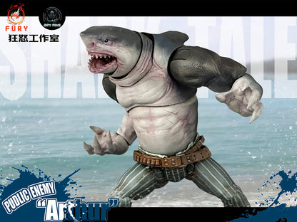 (Preorder) Fury toys 1/12 Abyss Force wave 1 White shark Arthur action figure