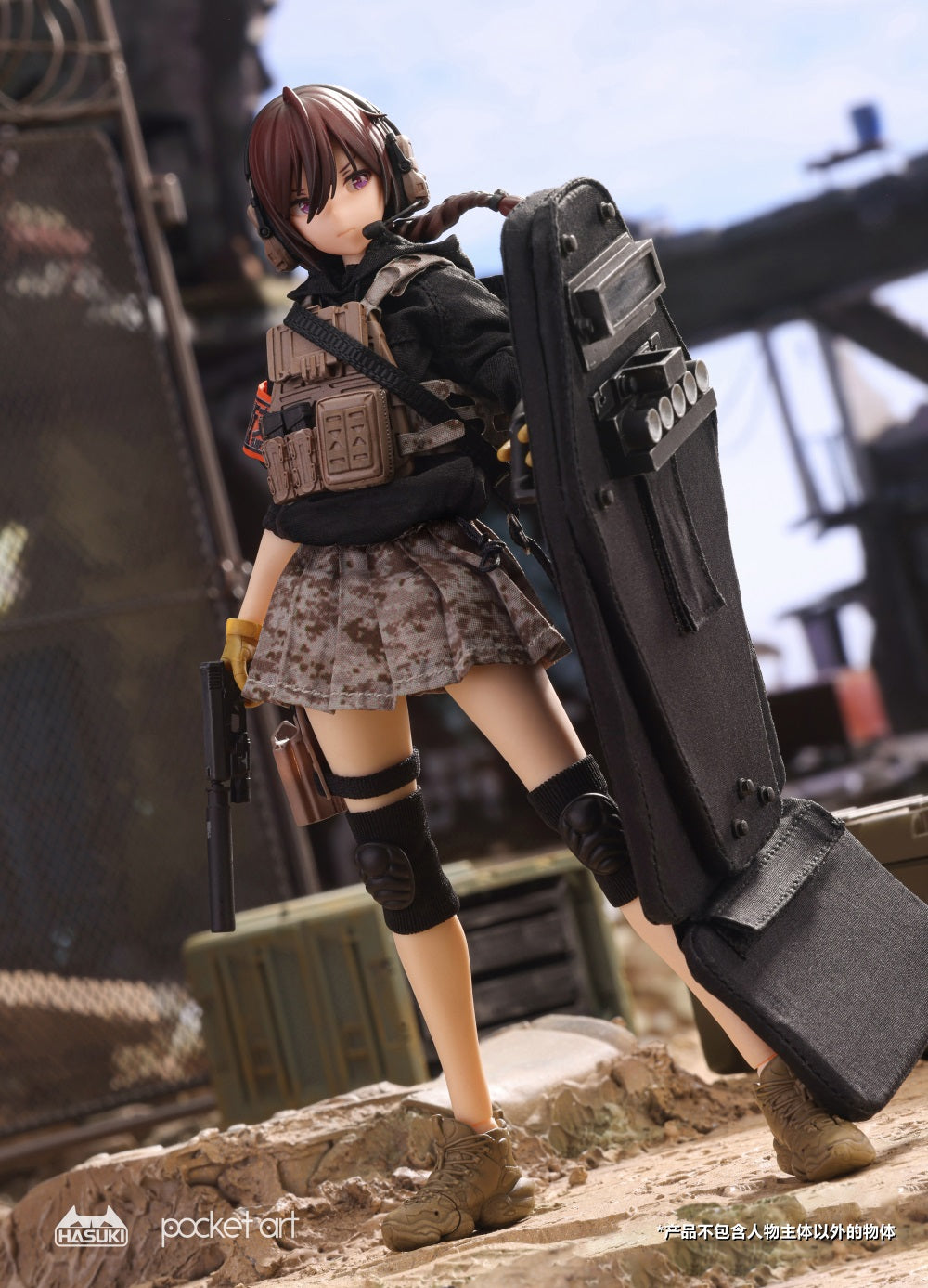 (Preorder) HASUKI 1/12 Pocket Art Series Heavy Shield Hand Uzukirei PA004 Action Figure