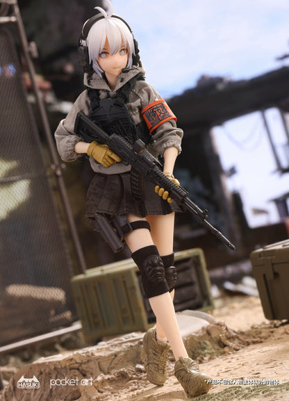 (Preorder) HASUKI 1/12 Pocket Art Series Rifleman Habe Sasha PA003 Action Figure