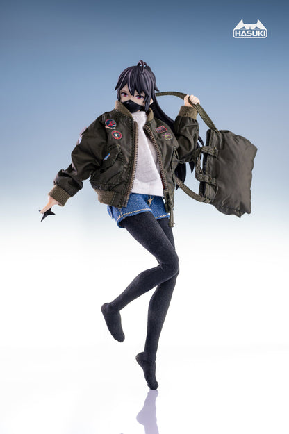 (Preorder) HASUKI 1/12 Air Force Jacket Suit and Bag CS007 Accessory