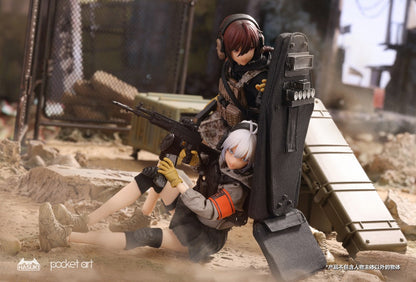 (Preorder) HASUKI 1/12 Pocket Art Series Rifleman Habe Sasha PA003 Action Figure