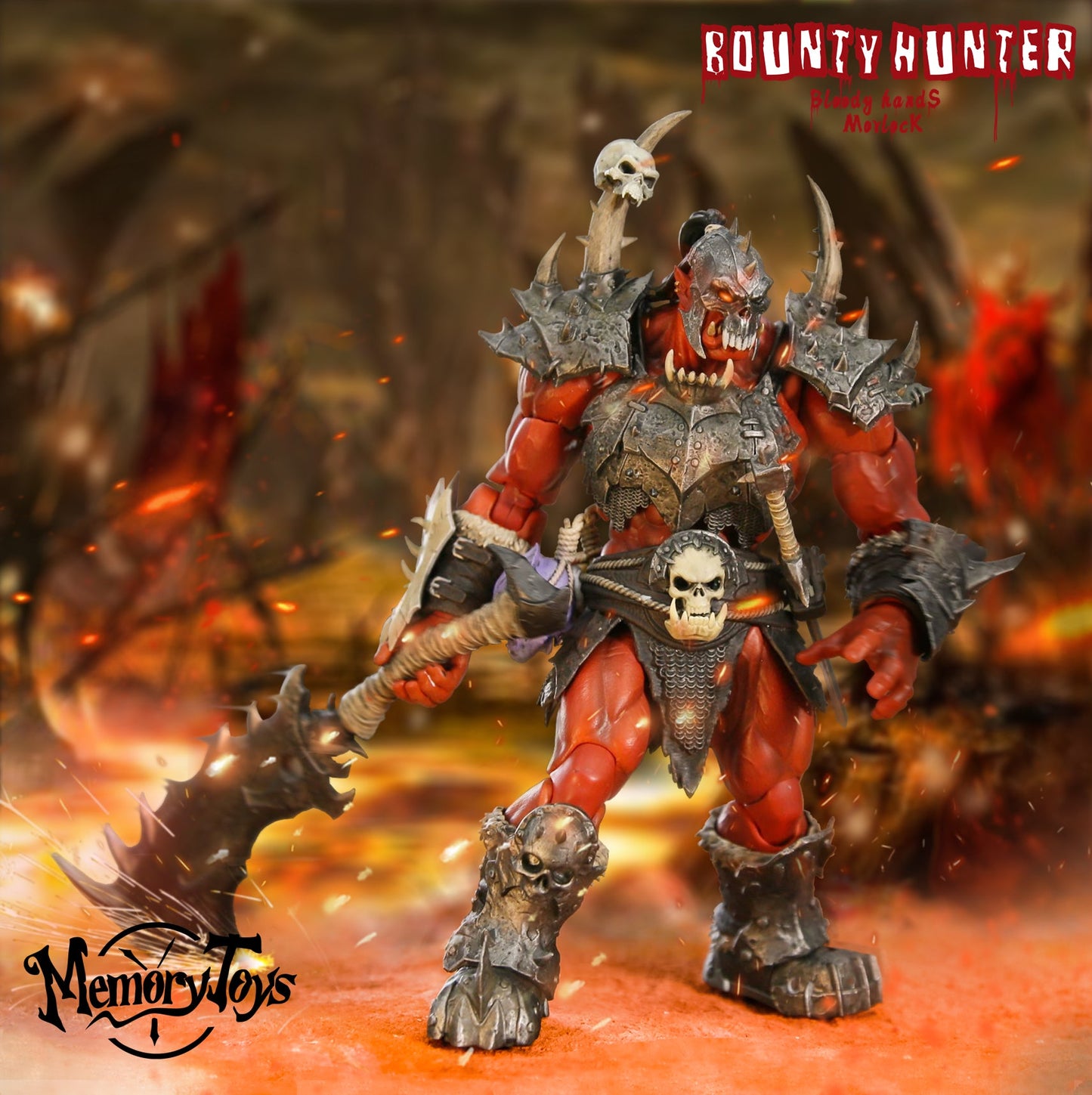 (Preorder) Memory Toys 1/12 Bounty Hunter Red Orc action figure