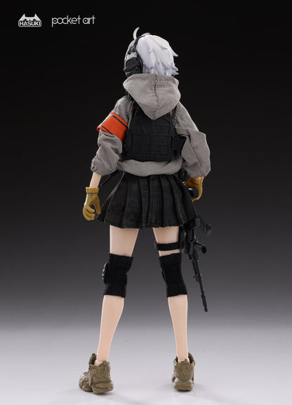 (Preorder) HASUKI 1/12 Pocket Art Series Rifleman Habe Sasha PA003 Action Figure