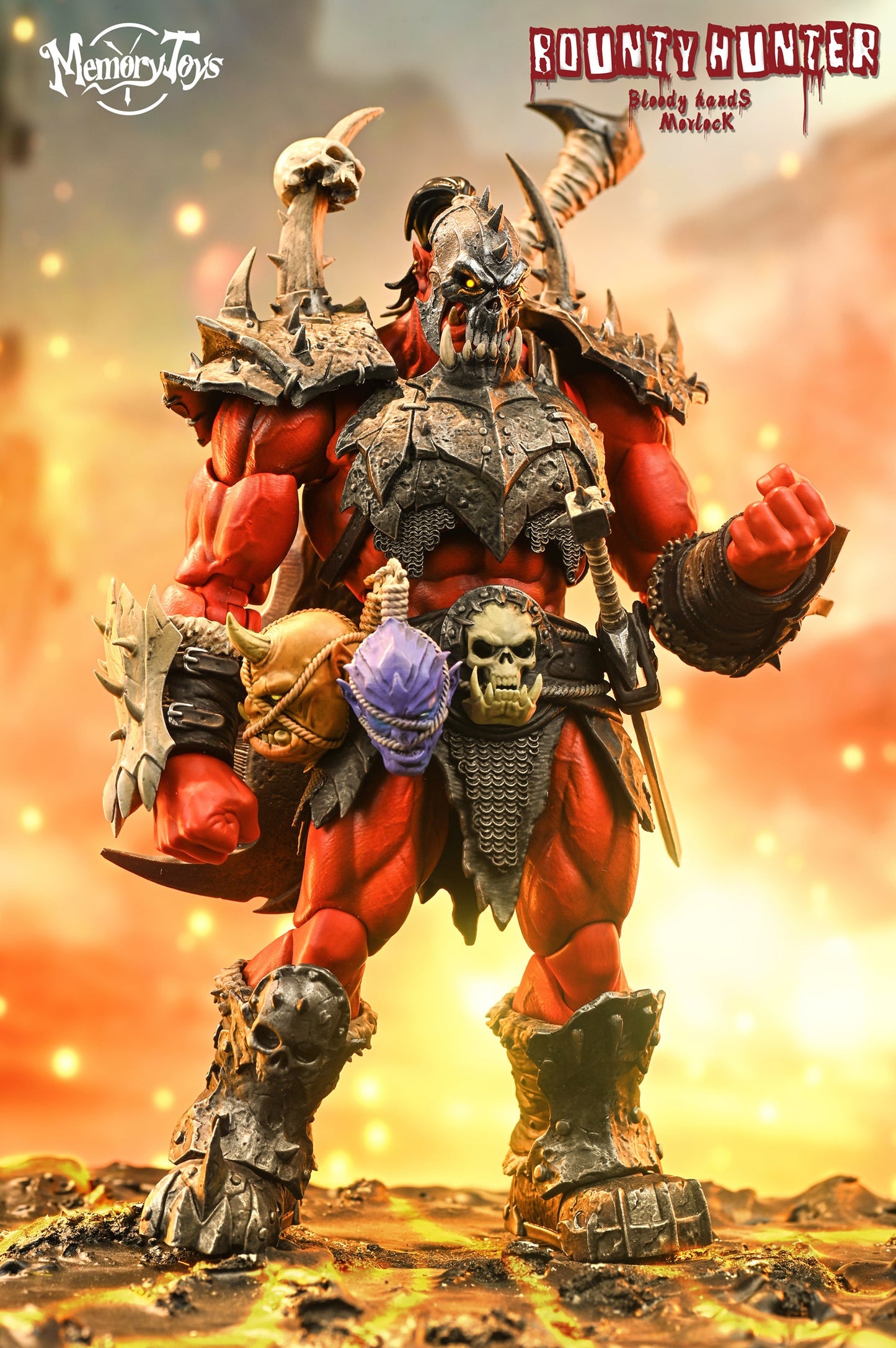 (Preorder) Memory Toys 1/12 Bounty Hunter Red Orc action figure