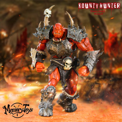 (USA Stock) Memory Toys 1/12 Bounty Hunter Red Orc action figure