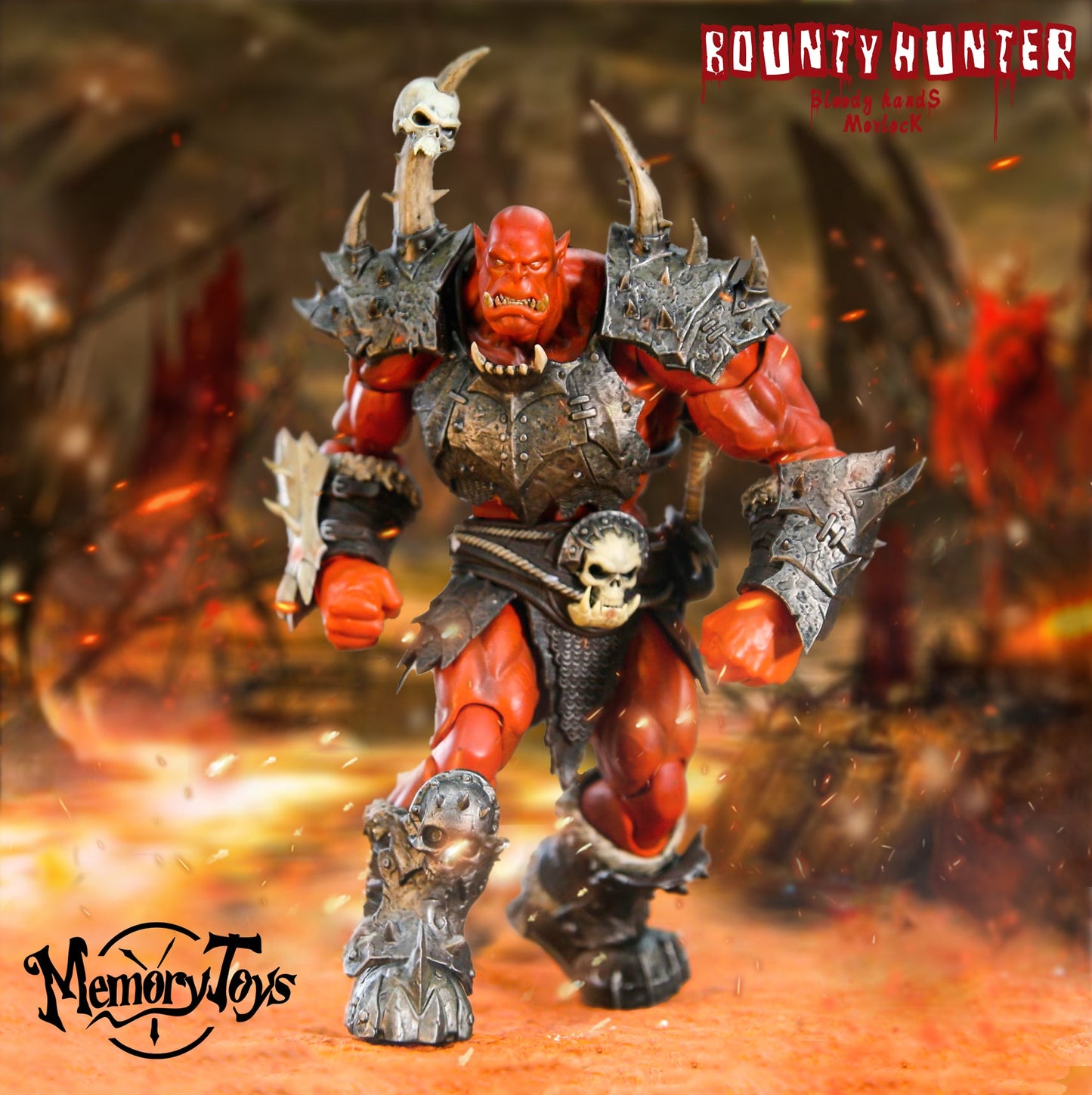 (Preorder) Memory Toys 1/12 Bounty Hunter Red Orc action figure