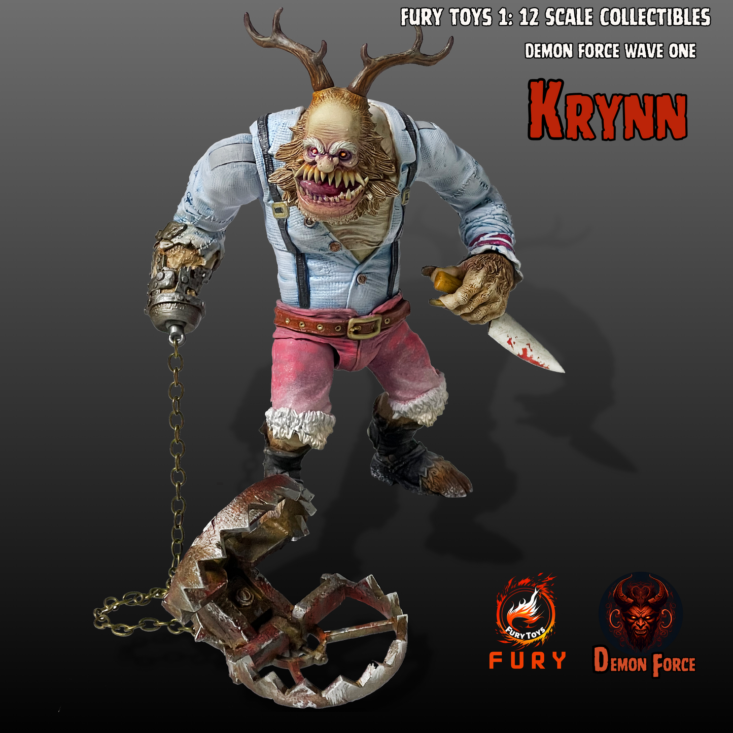 (Preorder) Fury toys Demon Force wave 1 1/12  The brother Kraden and Krynn 7 inches action figure