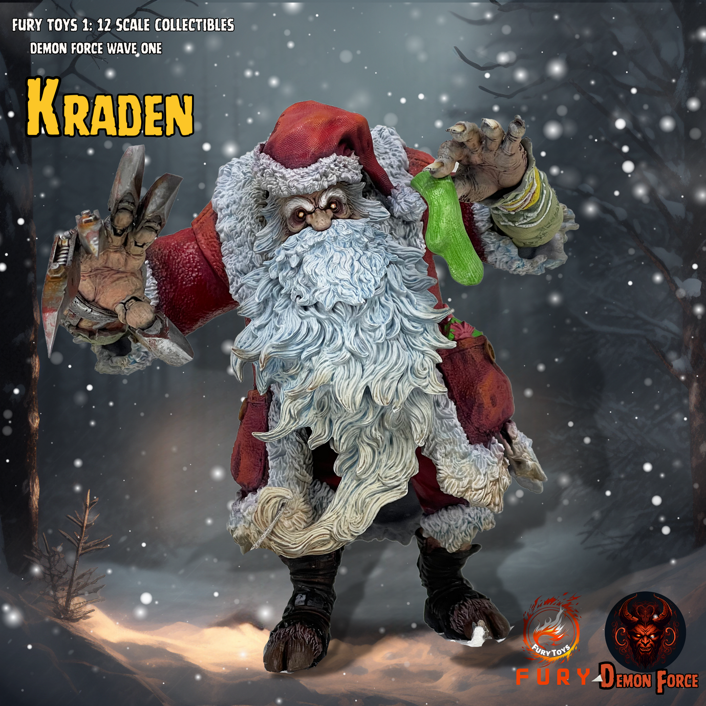 (Preorder) Fury toys Demon Force wave 1 1/12  The brother Kraden and Krynn 7 inches action figure