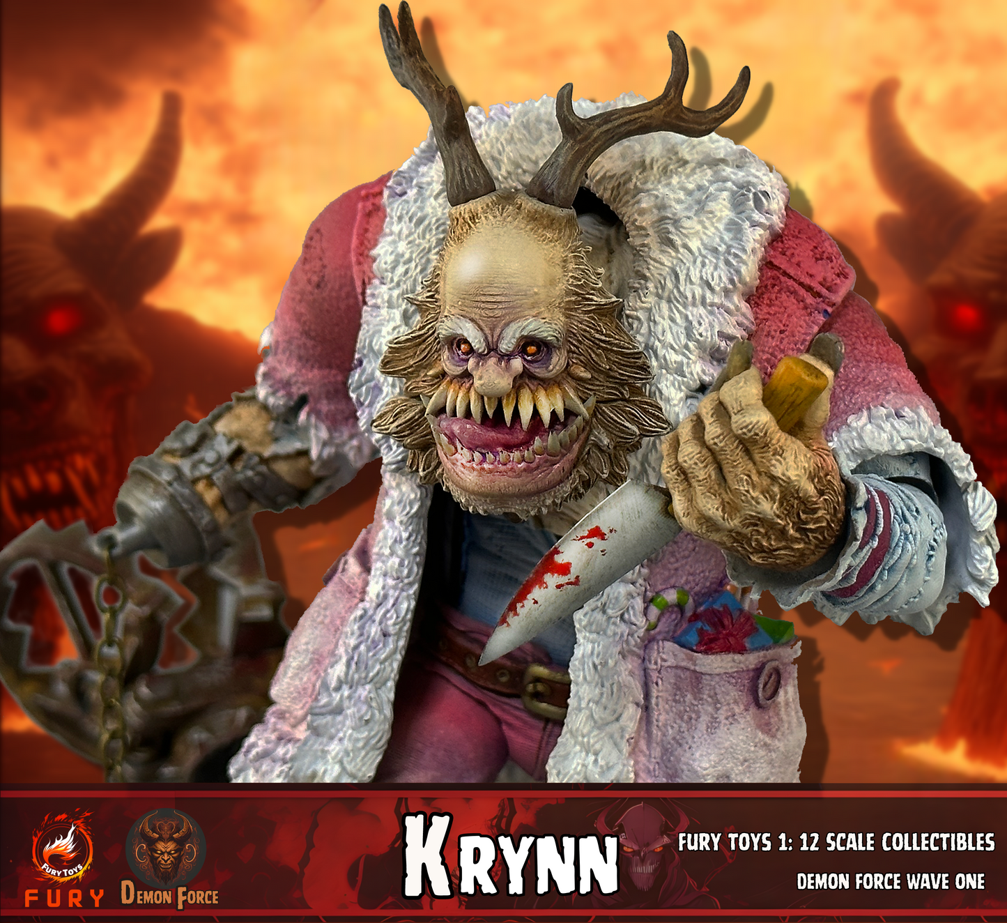 (Preorder) Fury toys Demon Force wave 1 1/12  The brother Kraden and Krynn 7 inches action figure