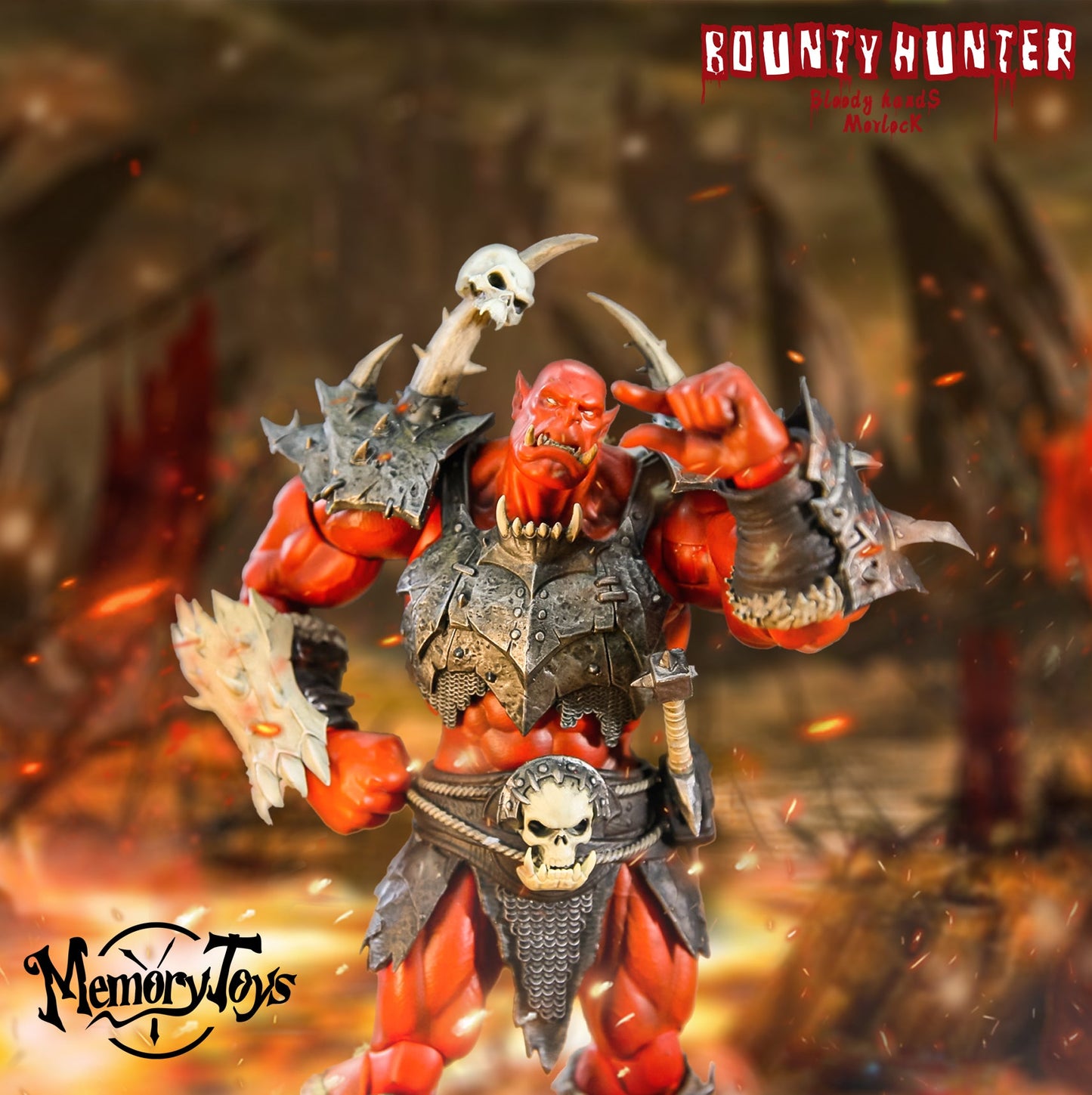 (Preorder) Memory Toys 1/12 Bounty Hunter Red Orc action figure