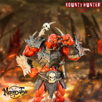 (USA Stock) Memory Toys 1/12 Bounty Hunter Red Orc action figure