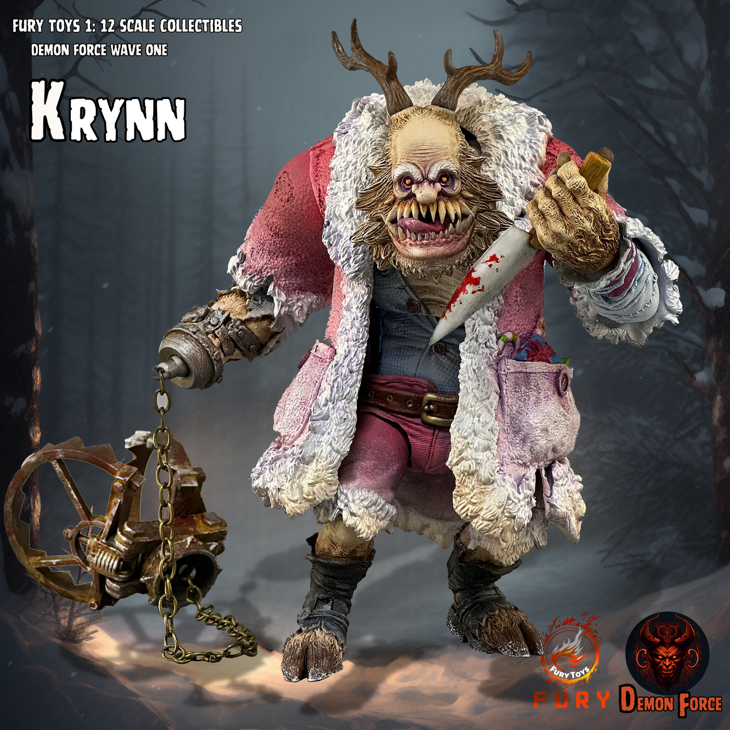 (Preorder) Fury toys Demon Force wave 1 1/12  The brother Kraden and Krynn 7 inches action figure