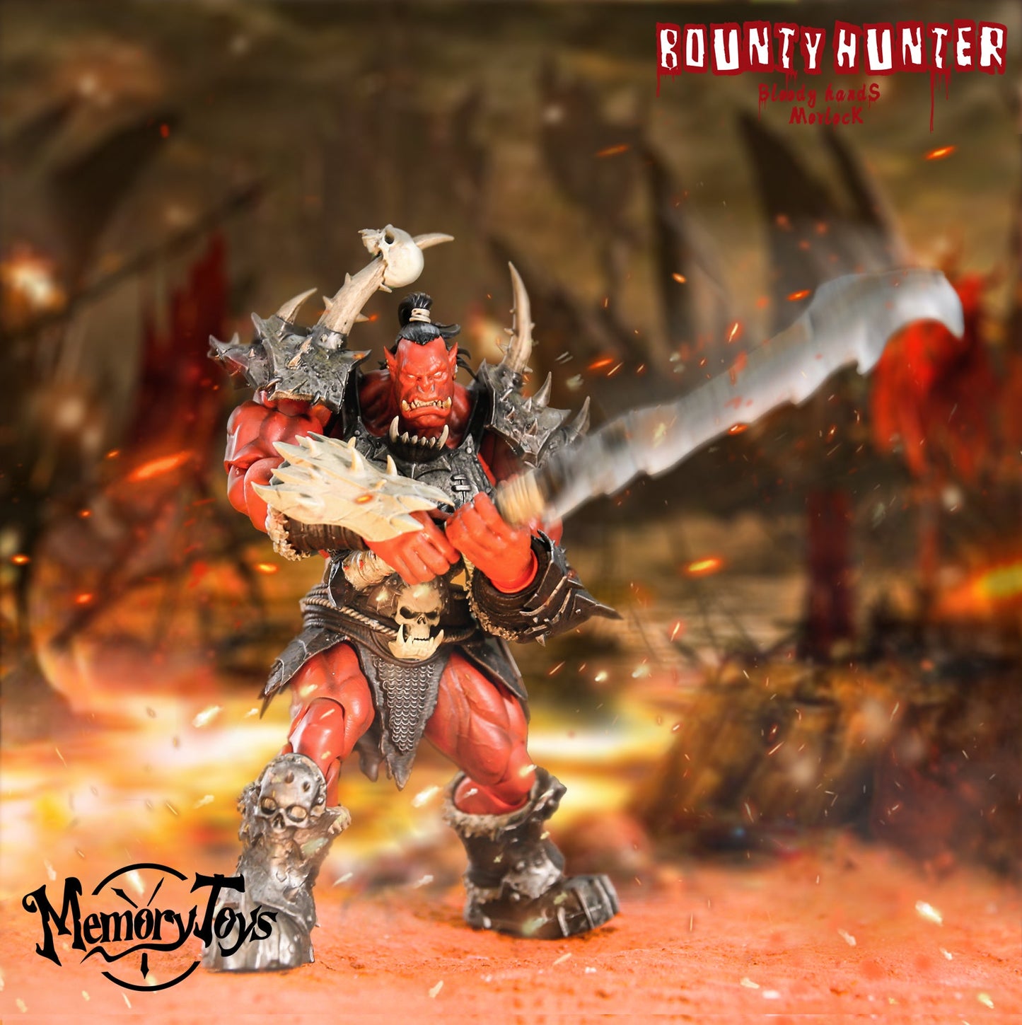 (Preorder) Memory Toys 1/12 Bounty Hunter Red Orc action figure