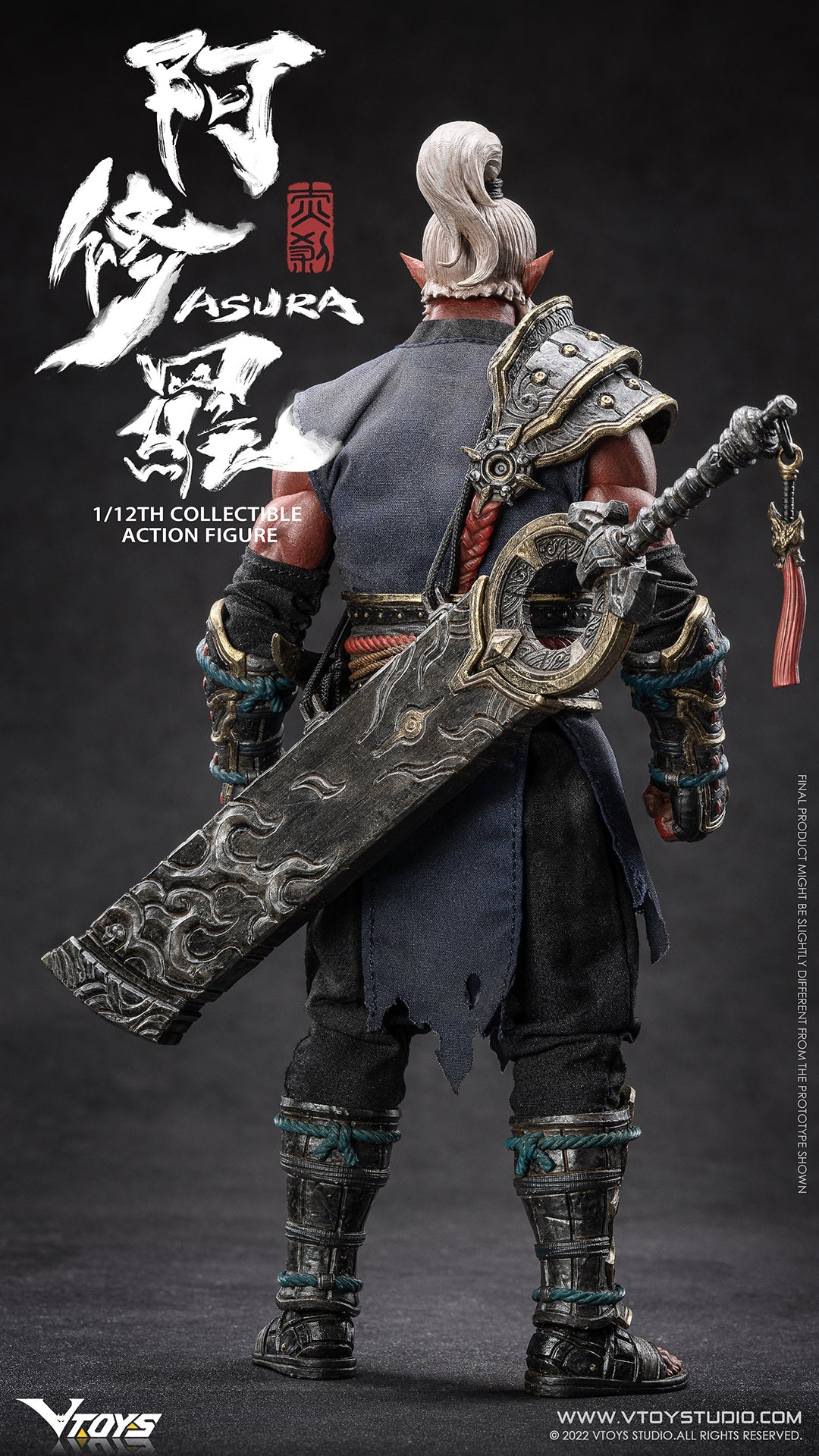 (Preorder) VTOYS Asura  Red Demon 1/12 Action Figure