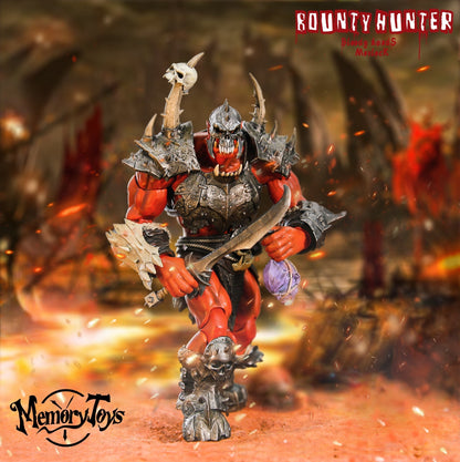 (USA Stock) Memory Toys 1/12 Bounty Hunter Red Orc action figure