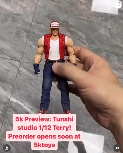 (Preorder) SNK licensed Tunshi Studio The King of Fighter 1/12 Terry cloth action figure