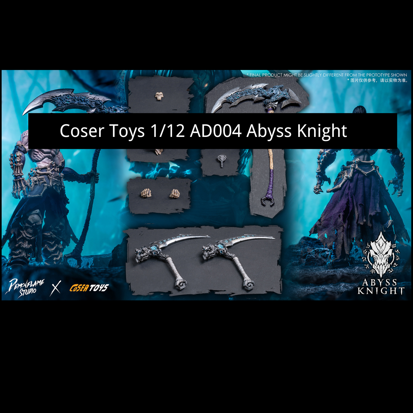 (Preorder) Coser Toys x Demon Flame AD004 Abyss Knight 1/12 Action Figure