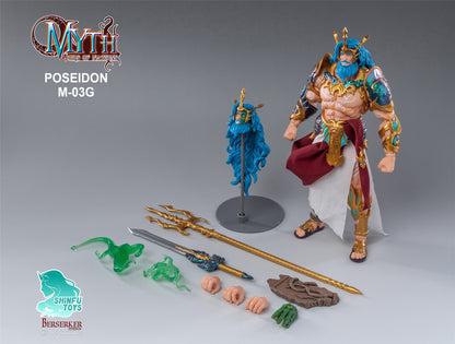 (Preorder) Berserker Studio 1/12 M03G Gold Armor Flesh Colored Poseidon action figure