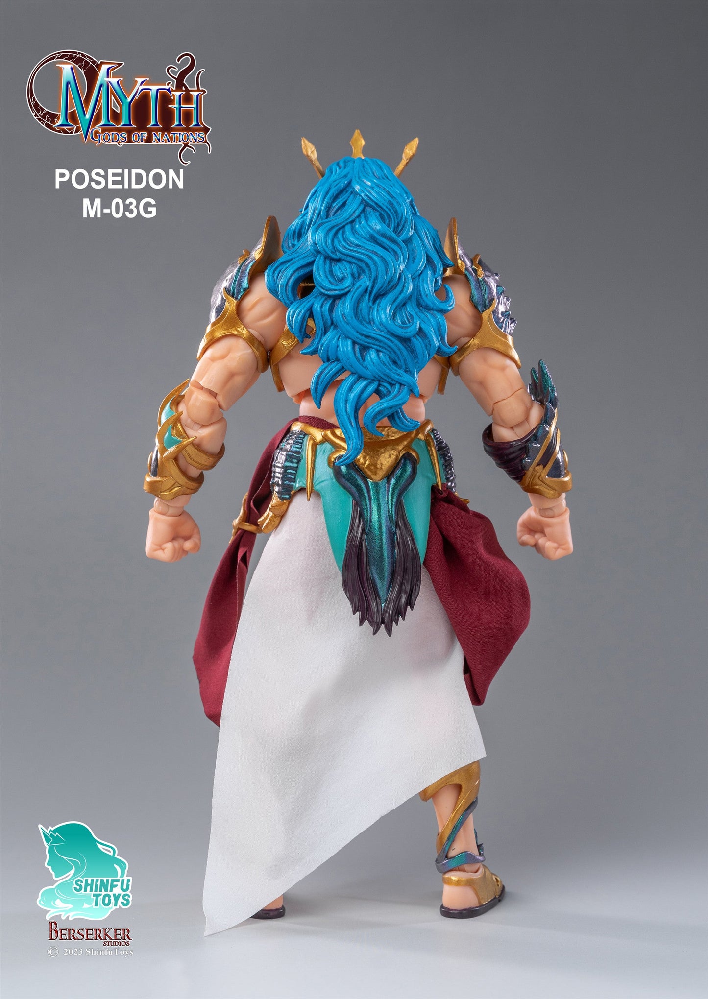 (Preorder) Berserker Studio 1/12 M03G Gold Armor Flesh Colored Poseidon action figure