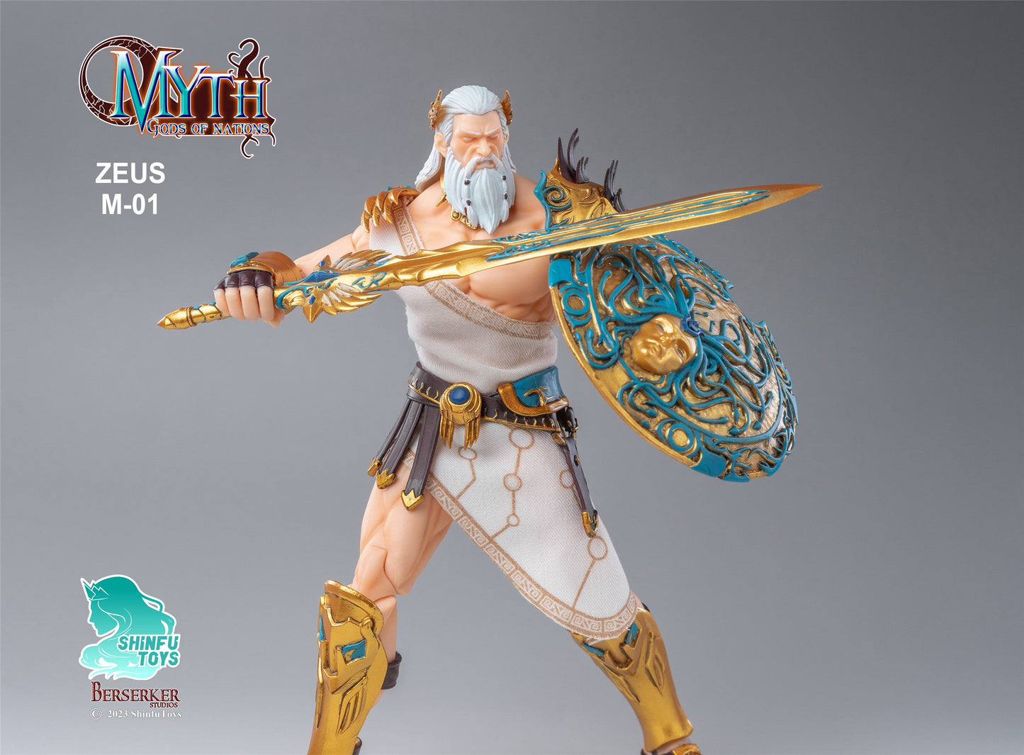 (Preorder) Berserker Studio 1/12 Zeus action figure Rerelease