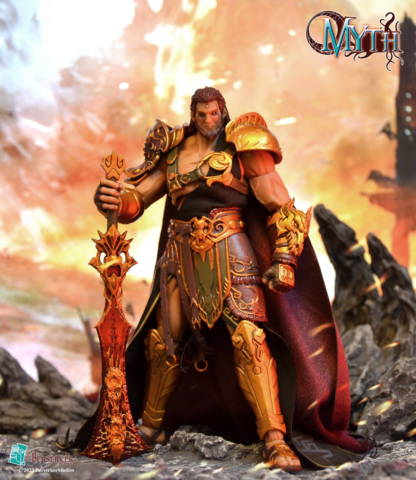 (USA Stock) Berserker Studio 1/12 Myth Gods Wave 2 Hades Gold Version