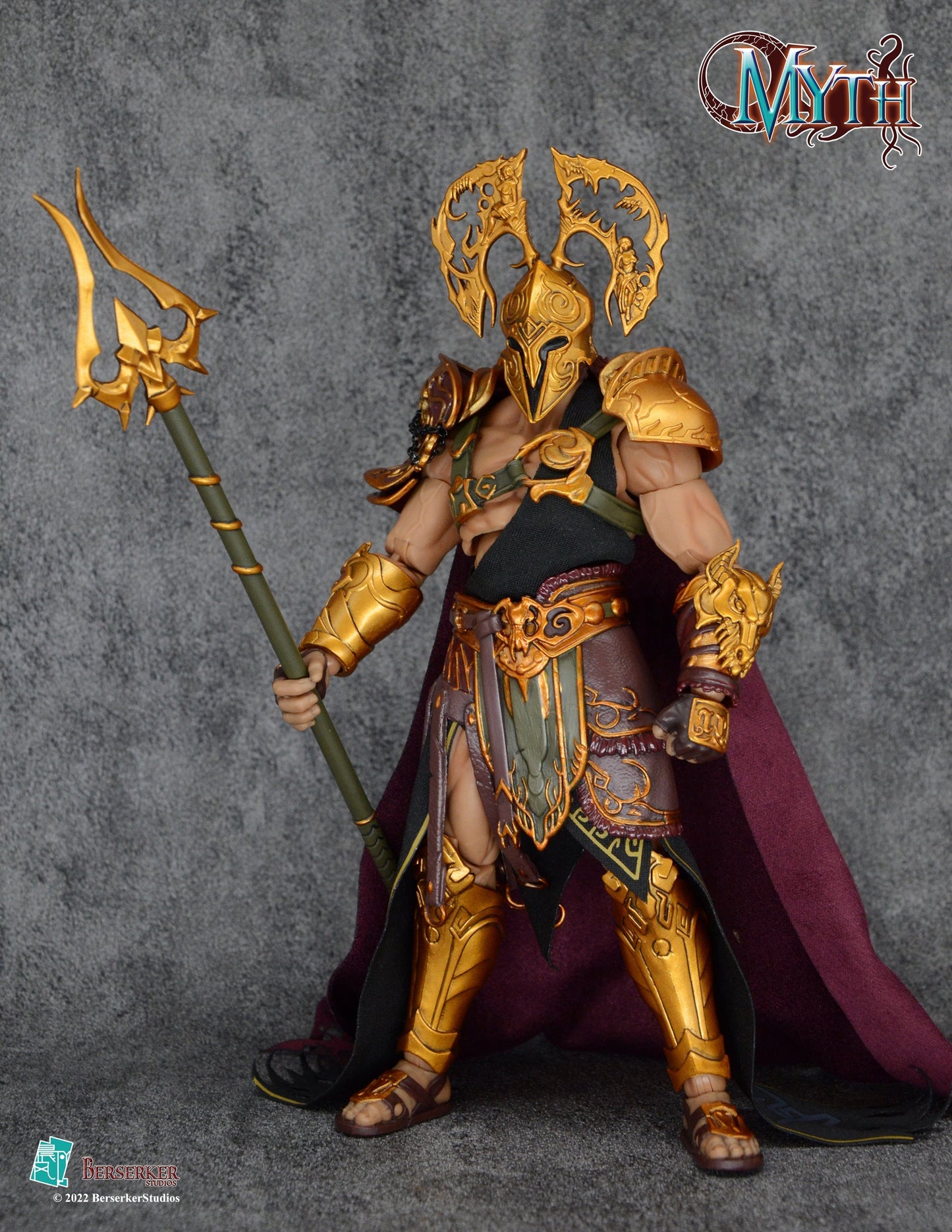 (USA Stock) Berserker Studio 1/12 Myth Gods Wave 2 Hades Gold Version