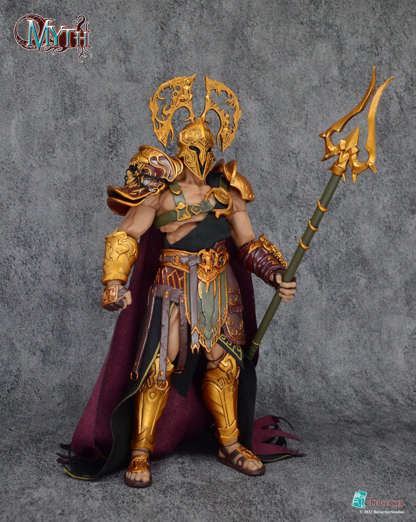 (USA Stock) Berserker Studio 1/12 Myth Gods Wave 2 Hades Gold Version