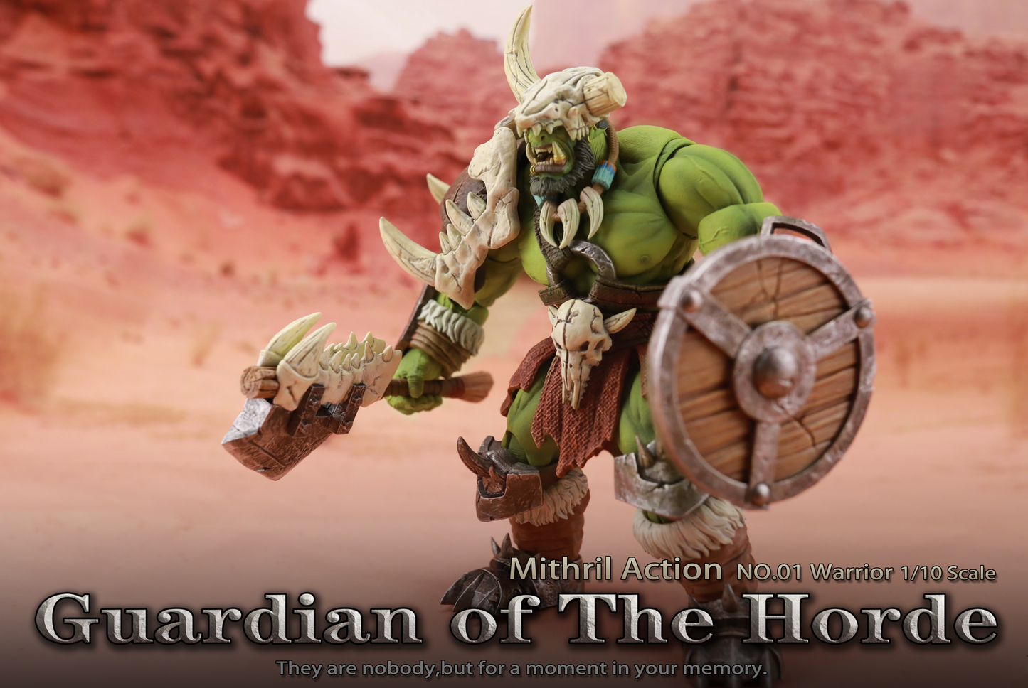 (USA Stock) Mithril Action Studio 1/12 Guardian of Horde Wave 1 Warrior Orc001 8inches action figure