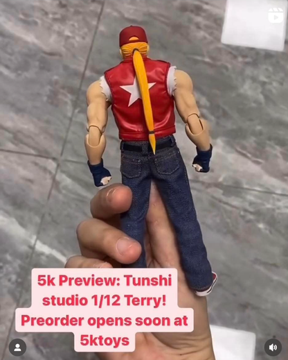 (Preorder) SNK licensed Tunshi Studio The King of Fighter 1/12 Terry cloth action figure