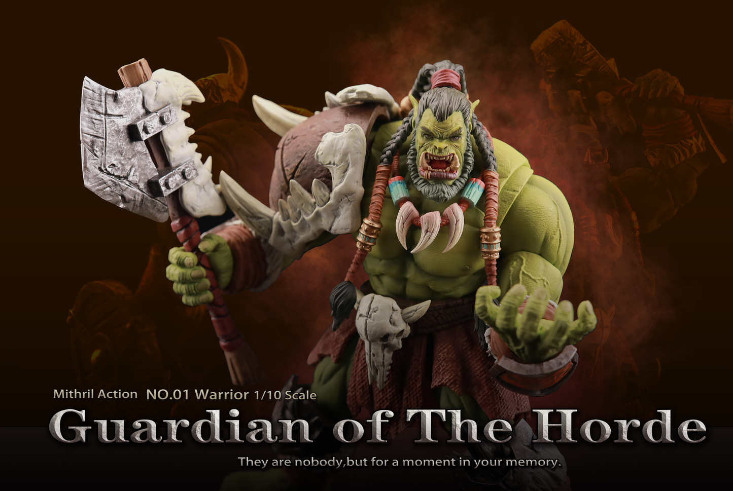 (USA Stock) Mithril Action Studio 1/12 Guardian of Horde Wave 1 Warrior Orc001 8inches action figure