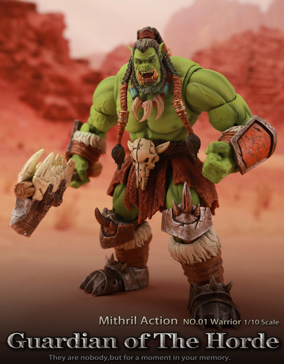 (USA Stock) Mithril Action Studio 1/12 Guardian of Horde Wave 1 Warrior Orc001 8inches action figure