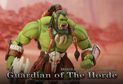 (USA Stock) Mithril Action Studio 1/12 Guardian of Horde Wave 1 Warrior Orc001 8inches action figure