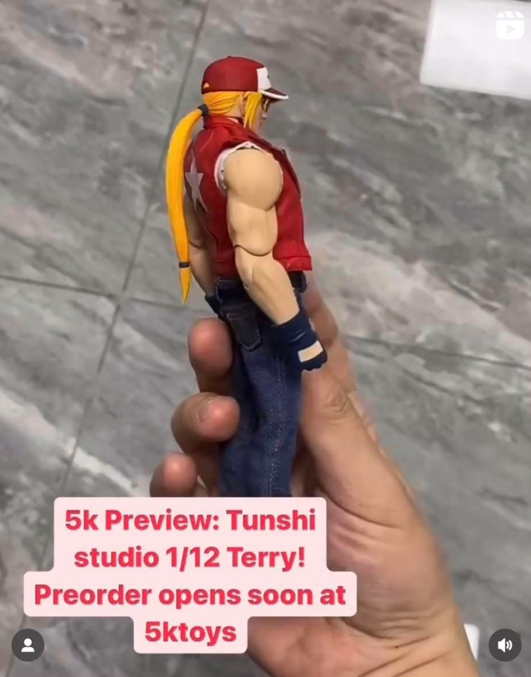 (Preorder) SNK licensed Tunshi Studio The King of Fighter 1/12 Terry cloth action figure