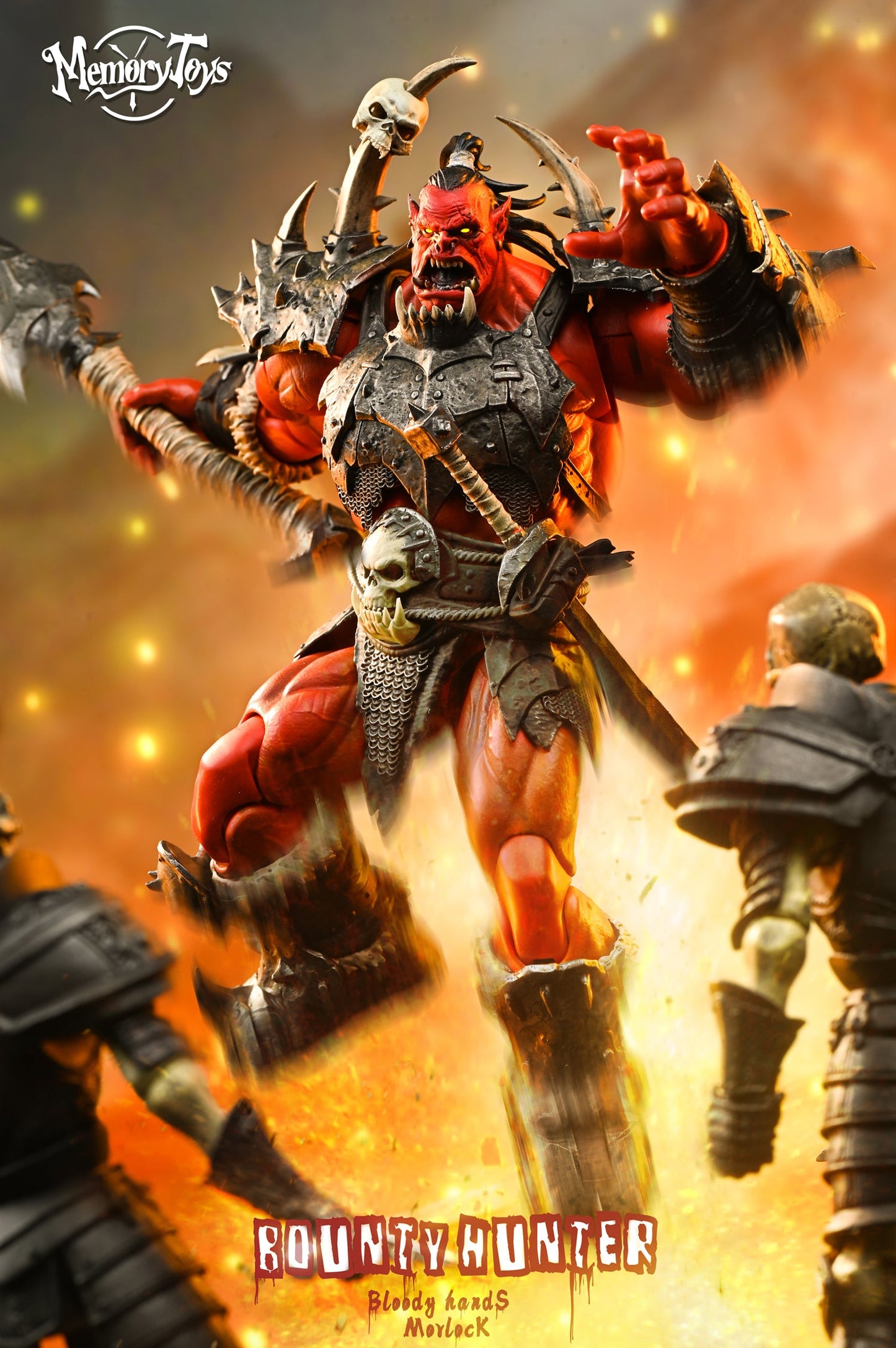 (Preorder) Memory Toys 1/12 Bounty Hunter Red Orc action figure