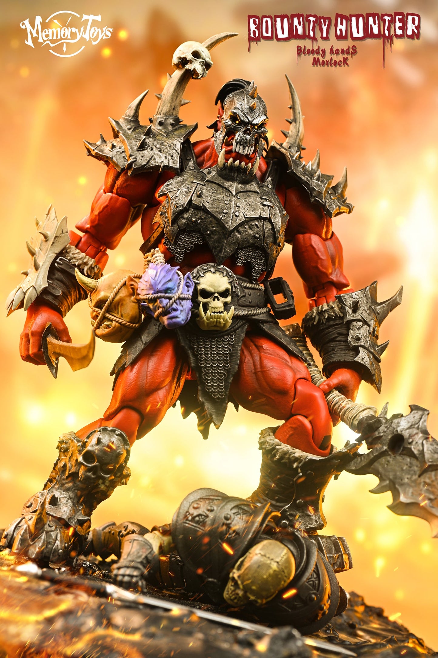 (Preorder) Memory Toys 1/12 Bounty Hunter Red Orc action figure