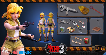 (Preorder) SNK licensed Tunshi Studio 1/12 metal slug wave 2 Fio and Eri action figure