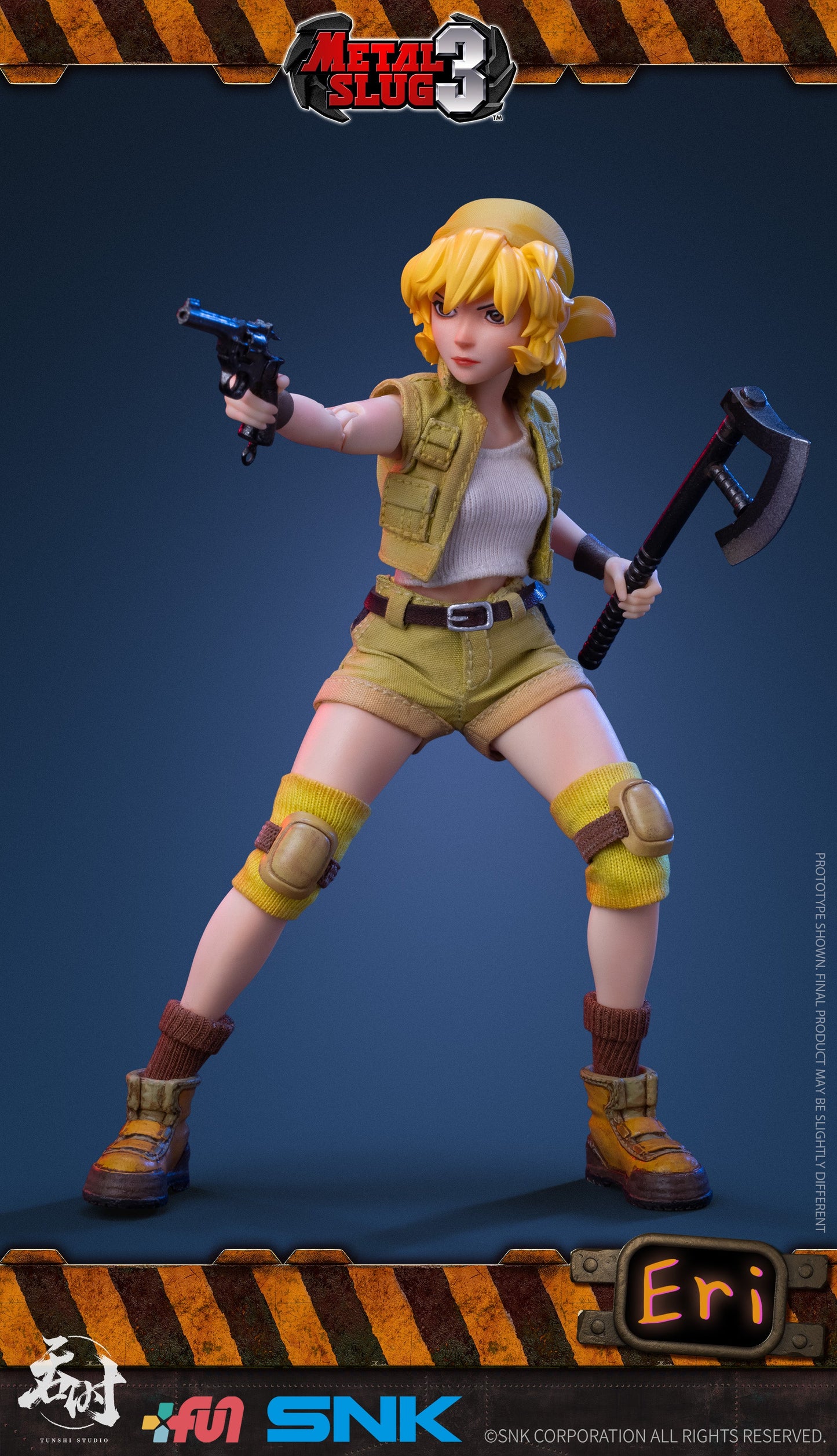 (Preorder) SNK licensed Tunshi Studio 1/12 metal slug wave 2 Fio and Eri action figure