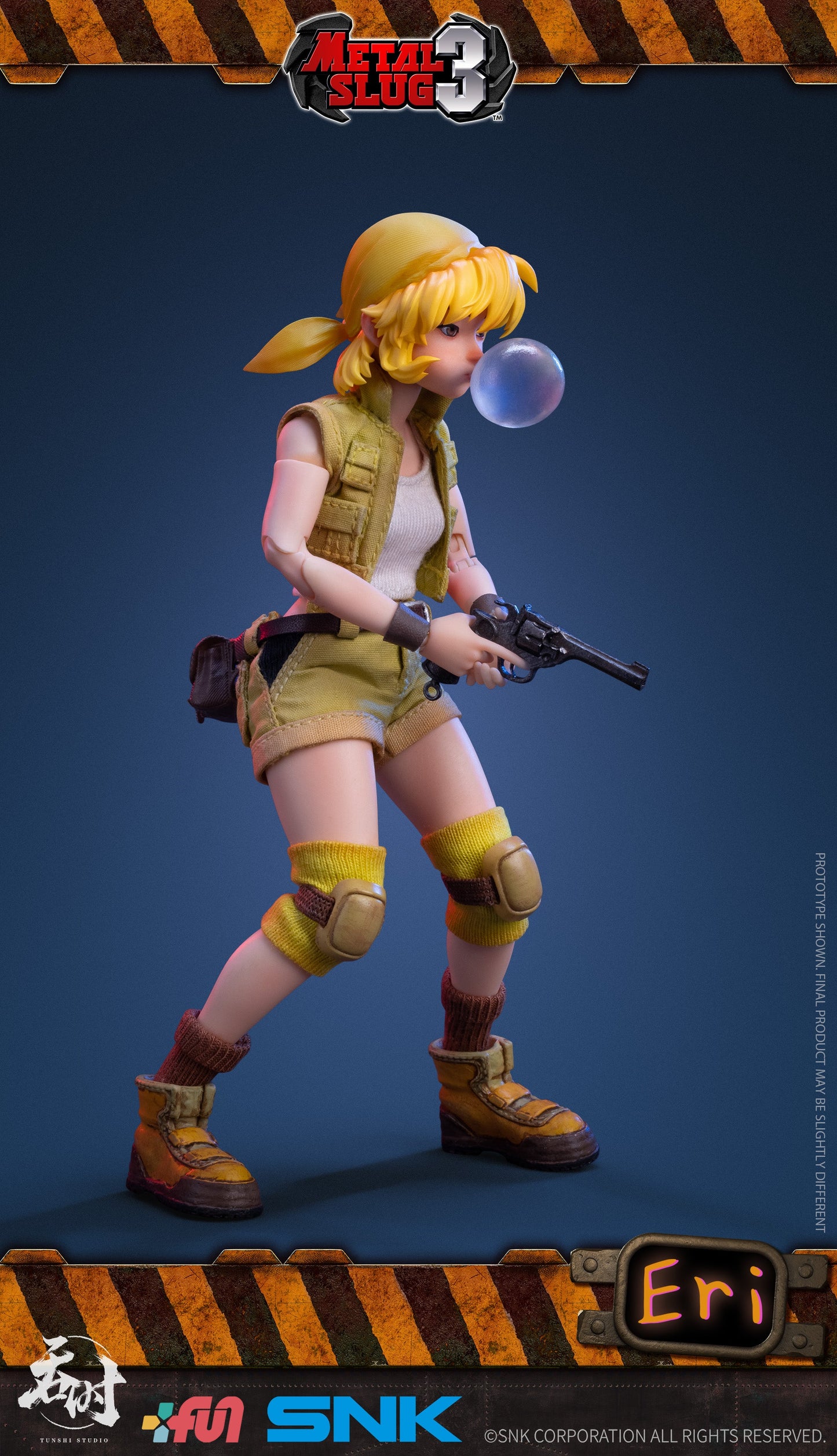 (Preorder) SNK licensed Tunshi Studio 1/12 metal slug wave 2 Fio and Eri action figure